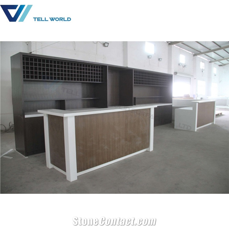 Simple Acrylic Design Bar Shop Bar Counter Custom Commercial Bars