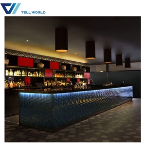 Tw Solid Surface Bench Top Bar Counter