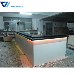 Western Restaurant Led Illuminated Bar Counter