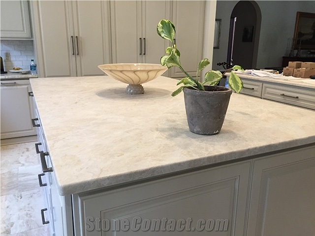 Hot Sale Decorative Alsaka White Artificial Semiprecious Quartz Stone Big Slab Safe and Hygienic
