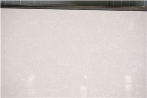 Hot Sale Decorative Alsaka White Artificial Semiprecious Quartz Stone Big Slab Safe and Hygienic