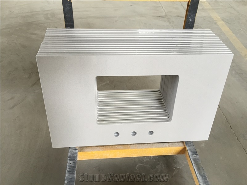 Grey Quartz Stone Vanity Top,Bath Top