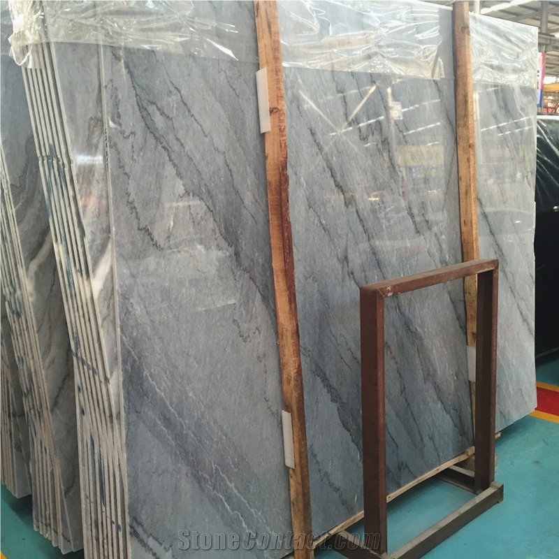 Chinese Light Blue Marble Slab,Bruce Grey Marble Indoor Flooring Tile,Bruce Gray Marble Tile Slabs,Bruce Blue Marble Tile Slabs Factory Price