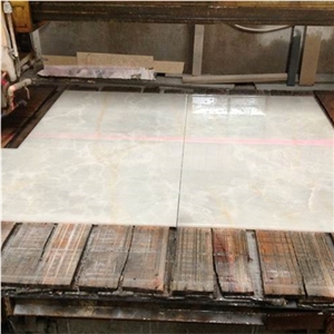 Iran Mahabad White Onyx Tile,Pure Snow White Onyx Slabs