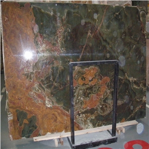 Pakistan Verde Dark Green Color Onix Ancient Green Onyx Slab