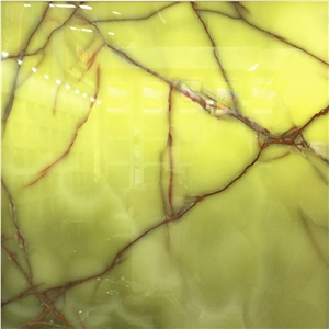 Transparent Crystal Green Onyx Floor Tile to Usa Quality