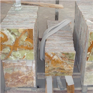 Transparent Crystal Green Onyx Floor Tile to Usa Quality