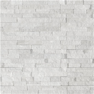 Crystal White Quartzite Ledger Stone