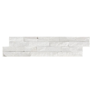 Crystal White Quartzite Ledger Stone