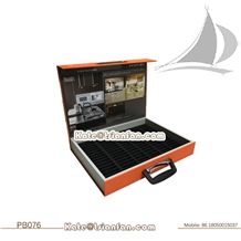 Stone Sample Box Made Of Cardboard