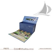 Handhold Cardboard Tile Swatch Card Display Box-Pb070