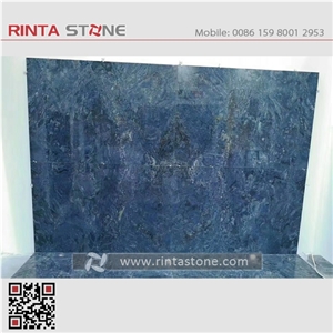 Alps Blue Granite Block Natural Dark Deep Blue Stone