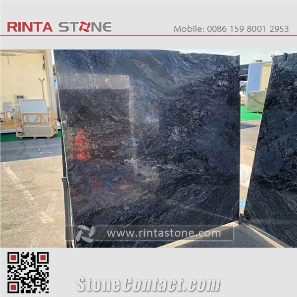 Alps Blue Granite Block Natural Dark Deep Blue Stone