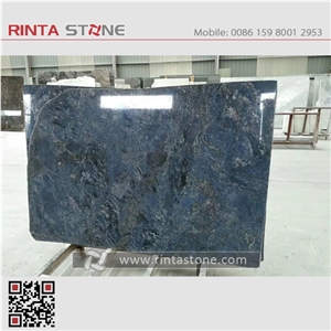 Alps Blue Granite Block Natural Dark Deep Blue Stone