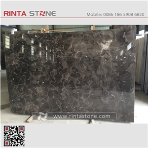 China Emperador Marble Natural Dark Brown Marrone Stone Slab Skirting