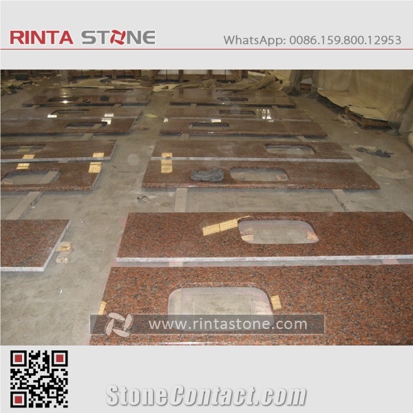 Maple Red Granite G562 Countertop Solid Surface Kitchen Island Tops