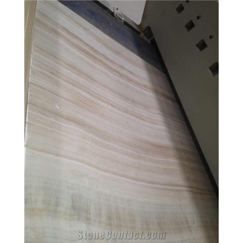 Decorative Backlit Onyx Panel Slab Ice Silk White Jade Onyx