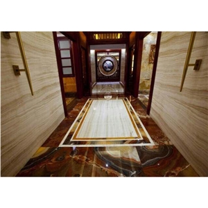 Decorative Backlit Onyx Panel Slab Ice Silk White Jade Onyx