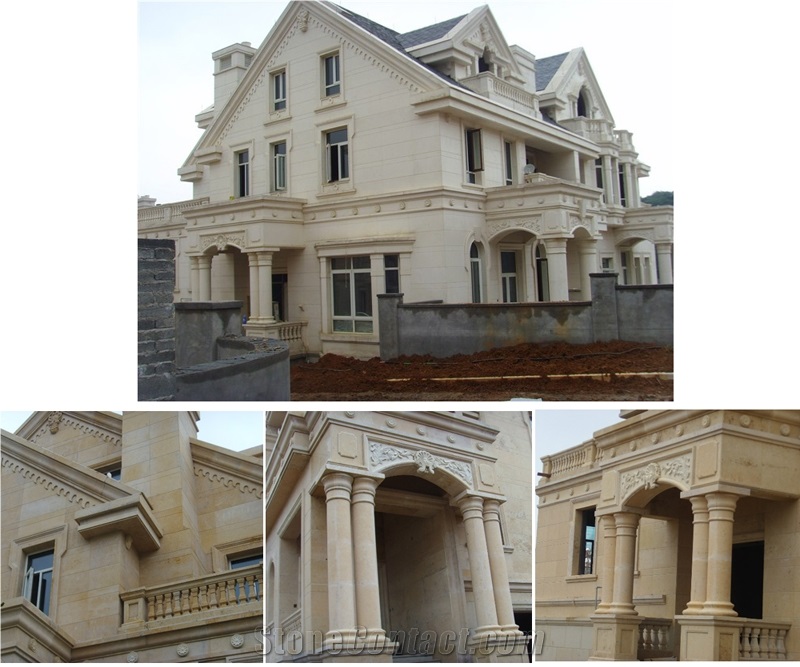 Xiamen First Stone Supply Moca White Cream Limestone Price