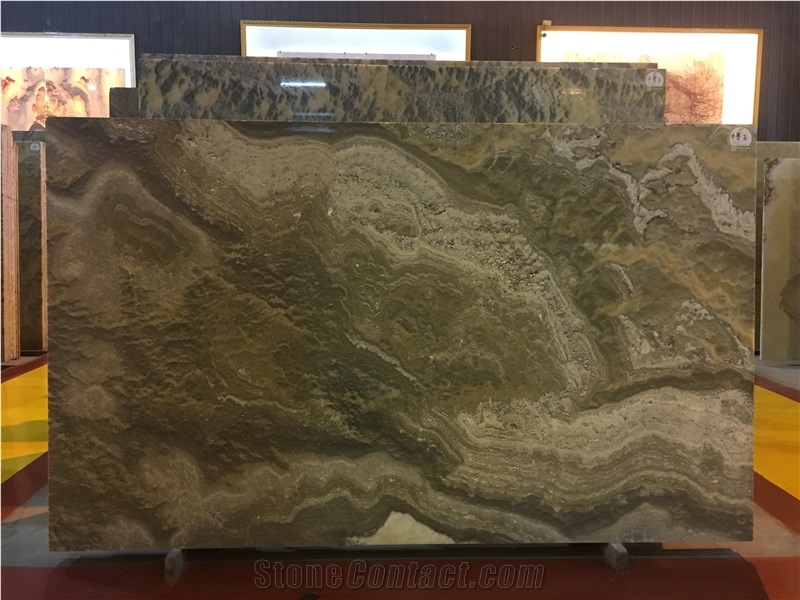 Beautiful Grigio Nuvolato Onyx;Natural Stone;Decorate Wall;