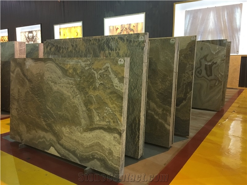 Beautiful Grigio Nuvolato Onyx;Natural Stone;Decorate Wall;