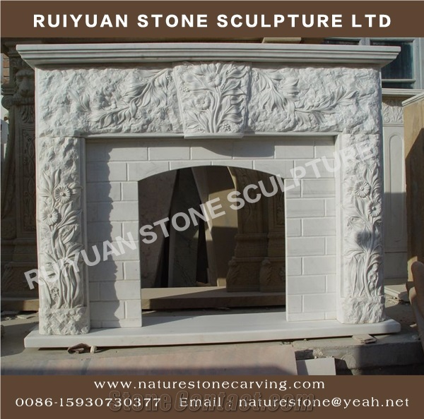 Marble Fireplace Stone Fireplace Mantel