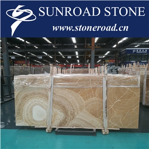 Rosin Jade / Beige & Yellow & Gold Onyx Bookmatch Slabs &Size Tile