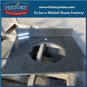 Black Granite Bathroom Countertops,Custom Grey Vanity Tops