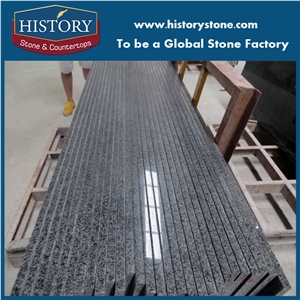 Padding Dark Black Granite Slabs,Tiles,Flooring, Walling