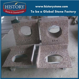 Red Granite Tops for Bathroom,2cm&3cm Vanity Tops
