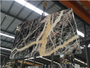 Black Jungle / China High Quality Multicolor Marble Tiles & Slabs Black Jungle / China High Quality Multicolor Marble Tiles & Slabs