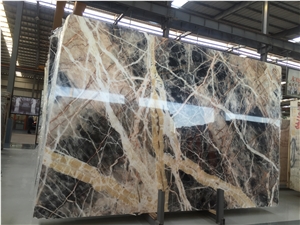 Black Jungle / China High Quality Multicolor Marble Tiles & Slabs