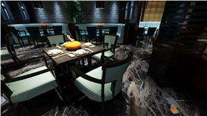 Black Jungle / China High Quality Multicolor Marble Tiles & Slabs