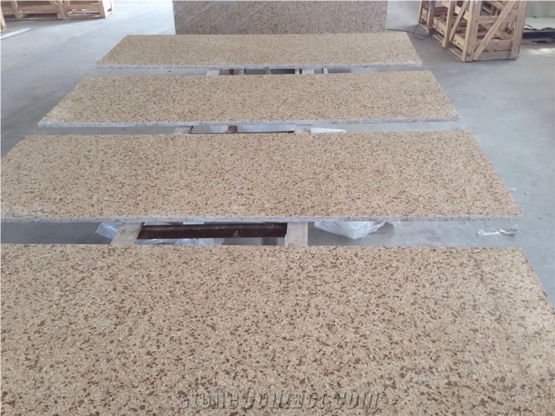 Crystal Beige Quartz-M044-Countertop Worktops Desk Tops