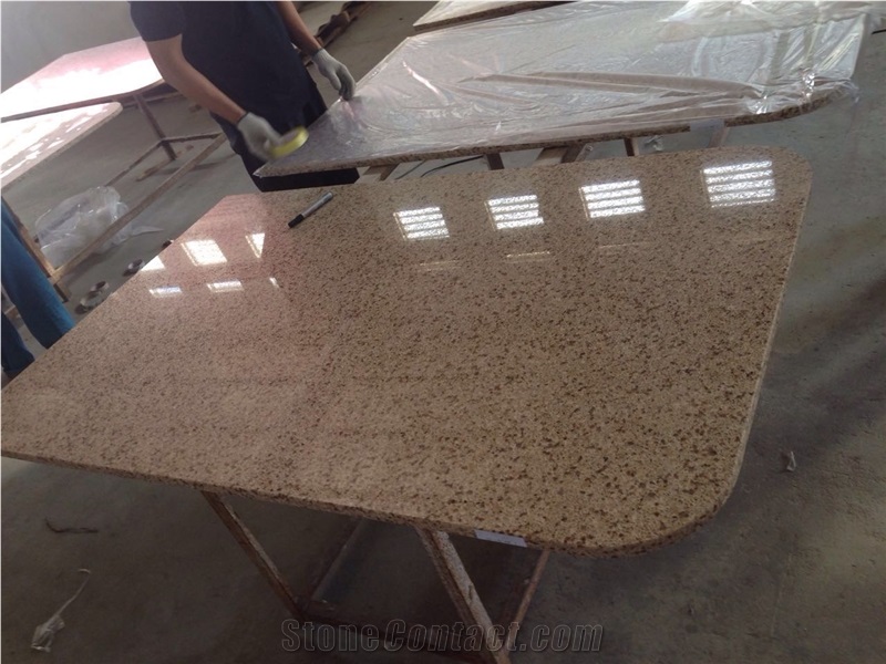 Crystal Beige Quartz-M044-Countertop Worktops Desk Tops