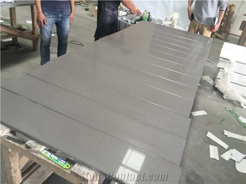 High Quality Polish Grey Quartz Threshold