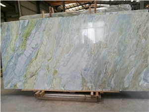 Jade White/Green Wood Grain/China Verde Larissa Marble Slabs&Tiles