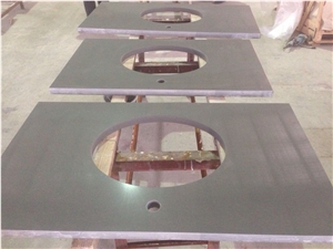 P033 Light Grey Quartz Vanity / High Quality Grey Bath Tops