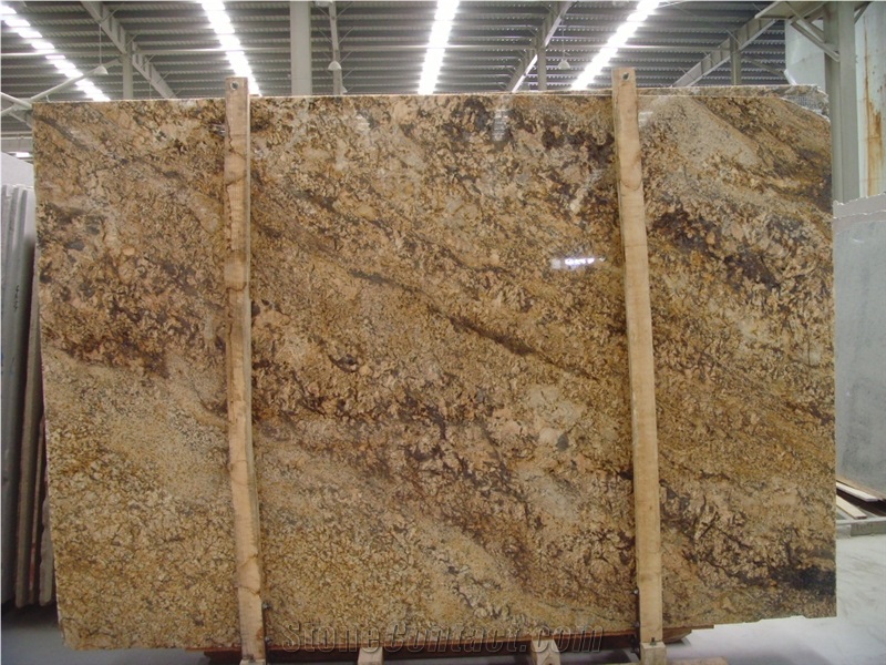 Polised Granite Golden Persa with Cheap Price/Yellow Granite/Granite Floor&Wall Covering/Granite Skirting