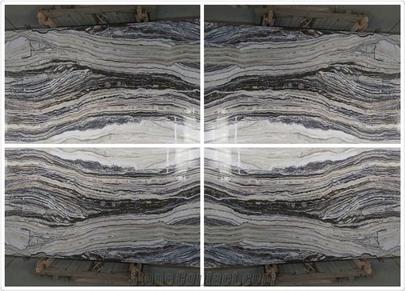 Polished Zebra Jade Grey Marble Slabs&Tiles Floor&Wall Covering