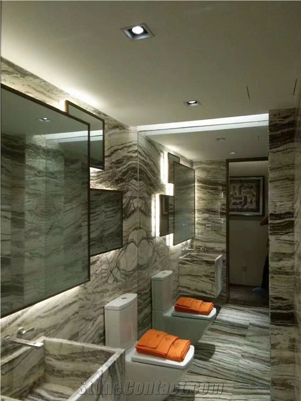 Polished Zebra Jade Grey Marble Slabs&Tiles Floor&Wall Covering
