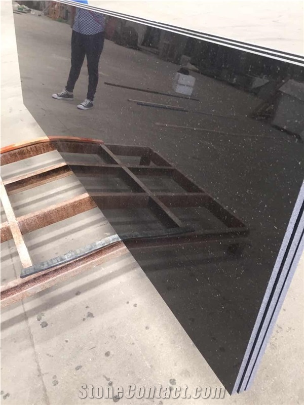 Star Gate / Imported High Quality Black Granite Slab
