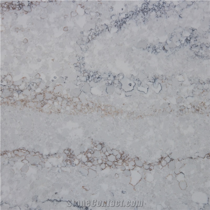 Wooden Gray Xka9186 W-Slabs Quartz Stone Flooring&Walling