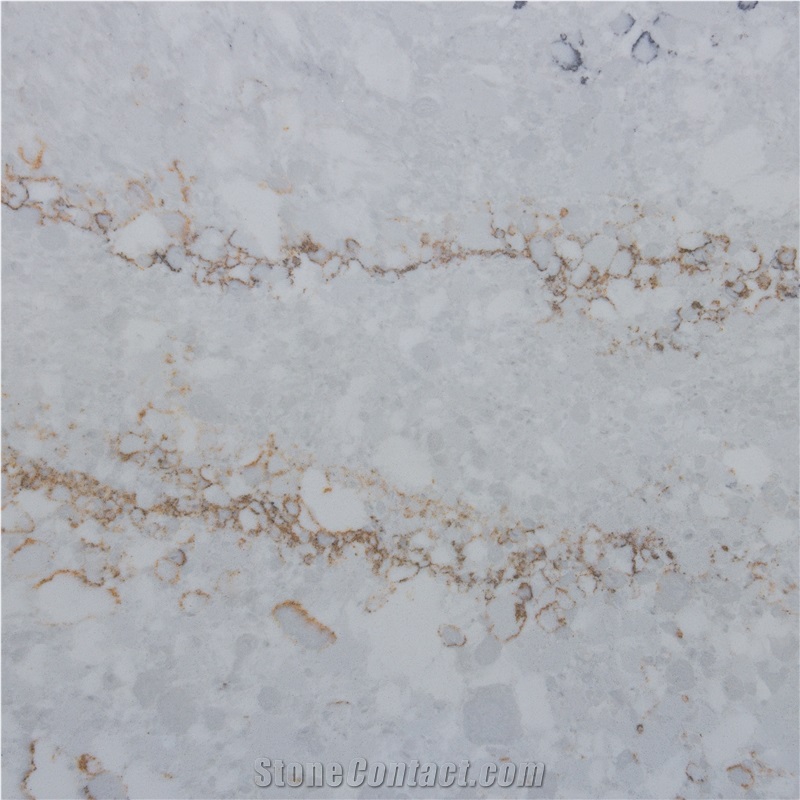 Wooden Gray Xka9186 W-Slabs Quartz Stone Flooring&Walling