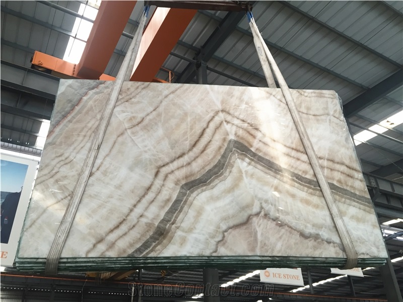 Wooden Onyx Polished Tiles&Slabs for Countertop