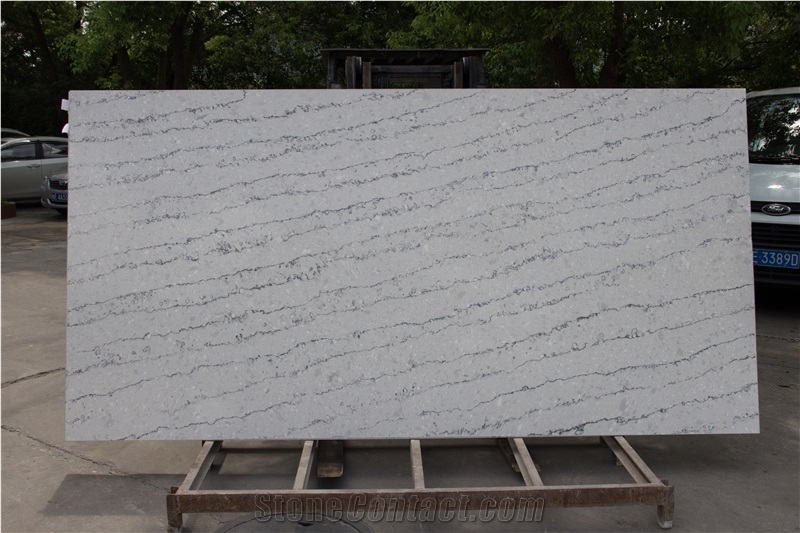Xma9190 Wooden Gray/Quartz Stone Tiles&Slabs/Quartz Floor&Wall Covering/Engineered Stone