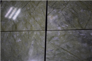 Home Decoration Natural Stone Slab Ming Verde Green Marble Tile for Tv Background