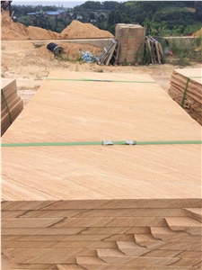 Natural Paving Stone Yellow Sandstone Slabs for Villa Wall Tile Natural Paving Stone Yellow Sandstone Slabs for Villa Wall Tile