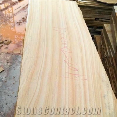 Natural Paving Stone Yellow Sandstone Slabs for Villa Wall Tile