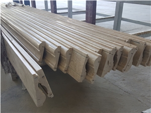 Natural Stone Moulding Lines Marble Baseboard Skirting Moulding